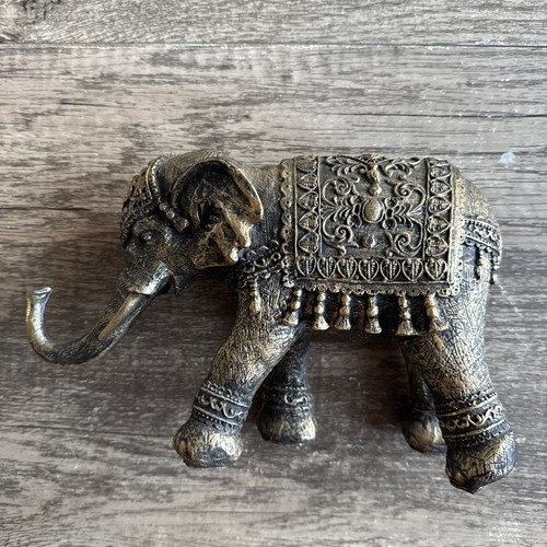 Vintage tribal indian elephant - vintage,