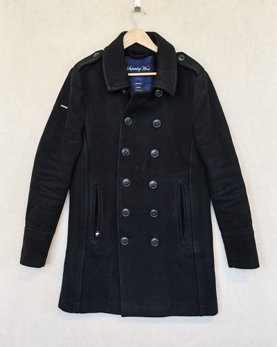 Superdry black wool - black,