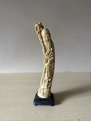 Vintage chinese resin statue - vintage,