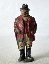 Vintage Large Painted Lead J Hill & Co Johillco Country Squire Hunstsman #S497