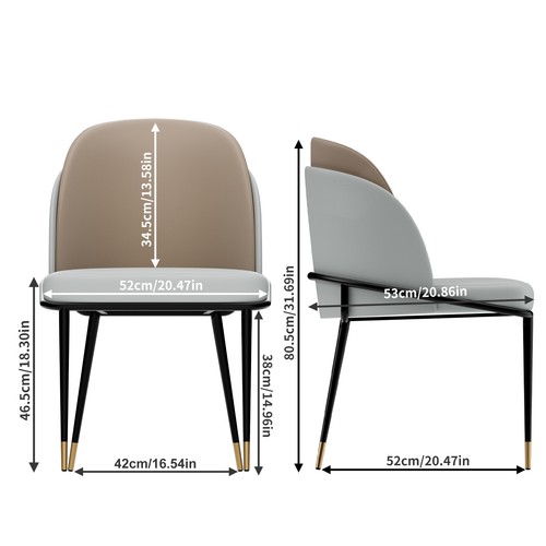 2pcs dining chairs dressing - chairs,