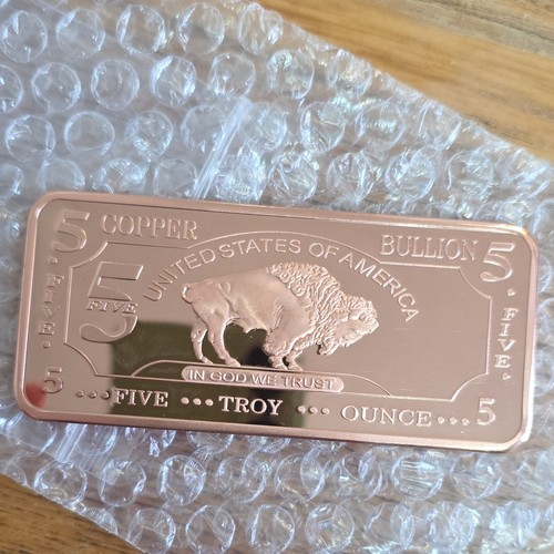 999 fine copper bar - 5,