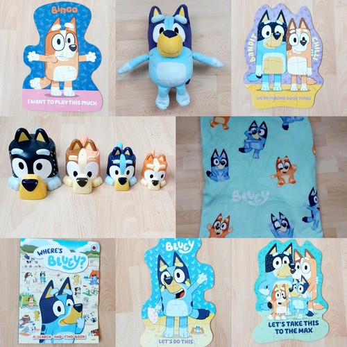 Large mixed bluey toy - large, bundle