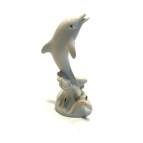 Lenox dolphin figurine cream - lenox,