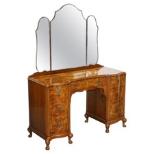 ANTIQUE 1920'S BURR WALNUT ART