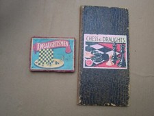 Vintage Draughts Set. Boxed