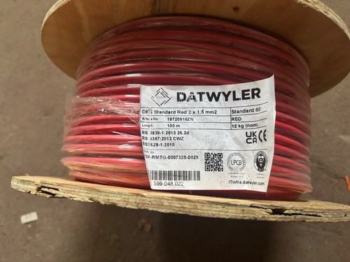 Datwyler 100m drum fire - , alarm