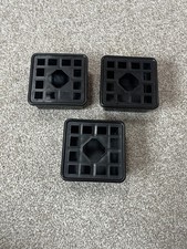  Great value! 3 Pack - Used - BEER DRIP TRAY - 4" FONT TAP PUMP BLACK PLASTIC