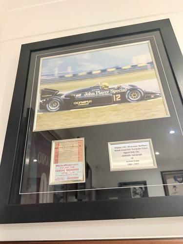 Ayrton senna signed - ayrton,