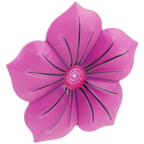 Pink iron flower wall - iron,