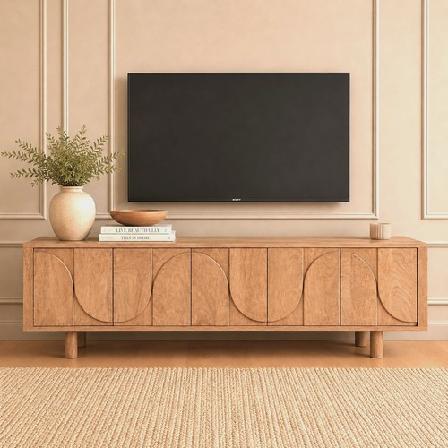 Large solid mango wood unit - large,