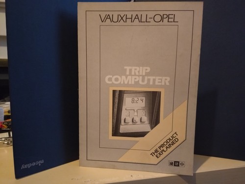 Vauxhall opel trip computer - trip,