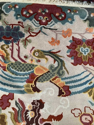 Tibetan rug vintage - tibetan,