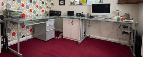 John lewis soho glass desks - lewis,