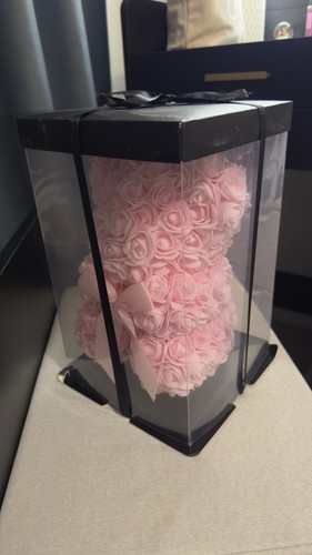 40cm foam rose bear - rose, flower