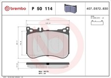 Brembo P50114 Front Brake Pad