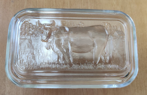 Vintage arcopal clear glass - clear,