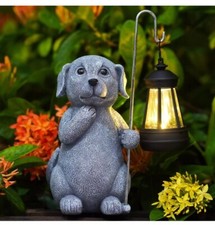 Goodeco Dog Statue Solar