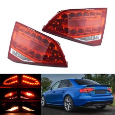 For Audi A4 S4 B8 8K Sedon 09-12 LED Inner Rear Light Tail Brake Lamp Left+Right