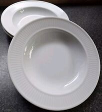 Pillivuyt White Ribbed Edge