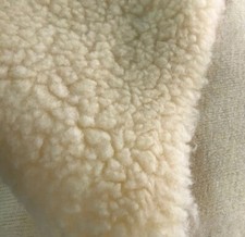 SHERPA FLEECE FABRIC CREAM