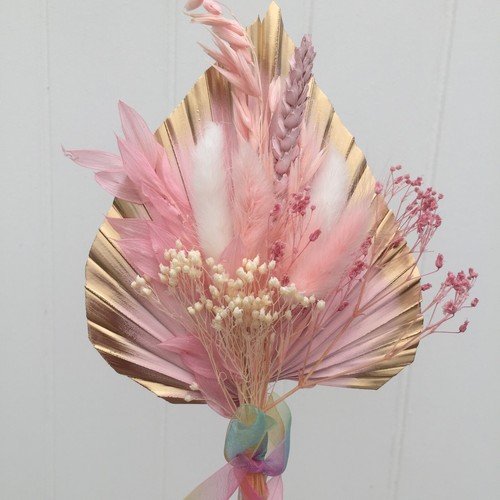 Pale pink and - pale,