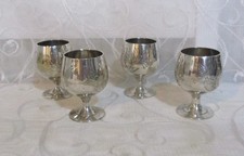 Set Of 4 Small EPNS Silver