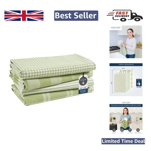 Chic sage green - green, striped