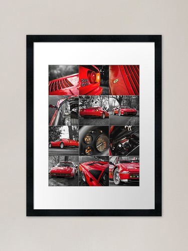Ferrari 328 gts framed - 328, art