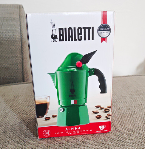 Bialetti alpina green stovetop - bialetti,