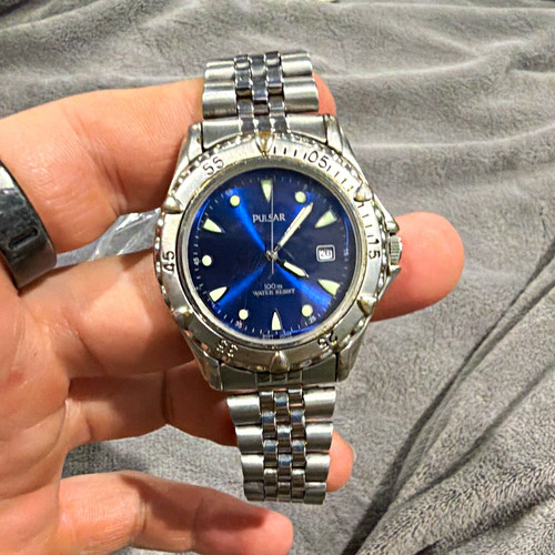 Pulsar men quartz blue - pulsar, men's