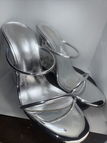 Metal teeth sandals with - metal,