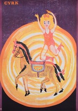 Cyrk horse jumping - horse,