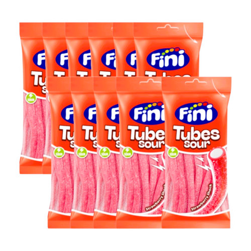 Fini tubes sour strawberry - tubes,