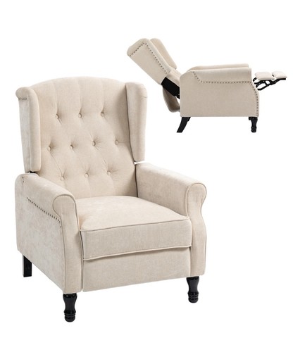 Vintage recliner chair with - vintage,