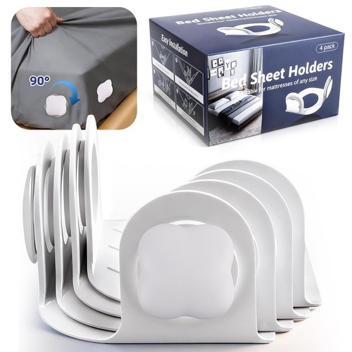Bed sheet holders 4pack - sheet,