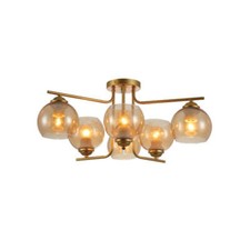 Gold L shape Metal Amber Dome