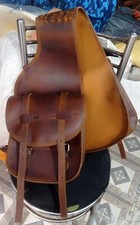 Leather Western Horse Saddle Heavy Duty Traditional Trail Ride Saddle Bag