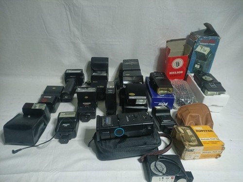 Vintage camera flash gun - camera,