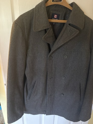Men charcoal gray wool blend - men's,