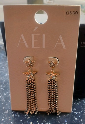 Aela christmas earrings gold - earrings,