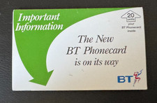 UK BT Phonecards - 20 Units -