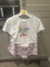 Primark Smurf Shortie Set