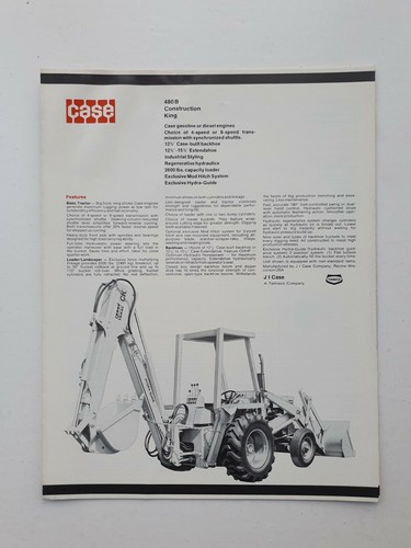 Case 480b construction - case,