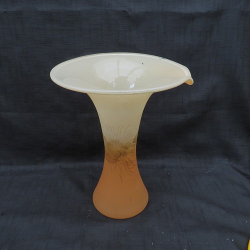 Vintage wide flared mouth vase - wide,