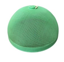 Vintage Plastic Food Cover Green Retro BBQ Picnic Caravan