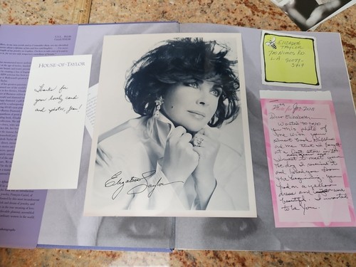 Elizabeth taylor autographed - elizabeth,