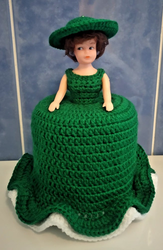 Handmade crochet vintage dress - crochet,