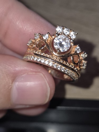 18k rose gold - rose, crown