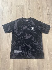 Aape By A Bathing Ape now camo t-shirt in black Size UK Medium VGC
